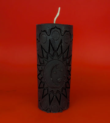 Moon and Stars Candle