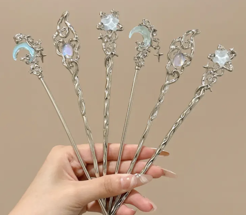 Moon Hair Pins